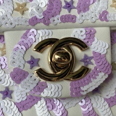 CHANEL Sequin shoulder bag
