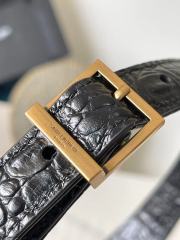 YSL LE 5 À 7 Crocodile Pattern Handbag