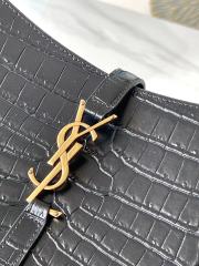 YSL LE 5 À 7 Crocodile Pattern Handbag
