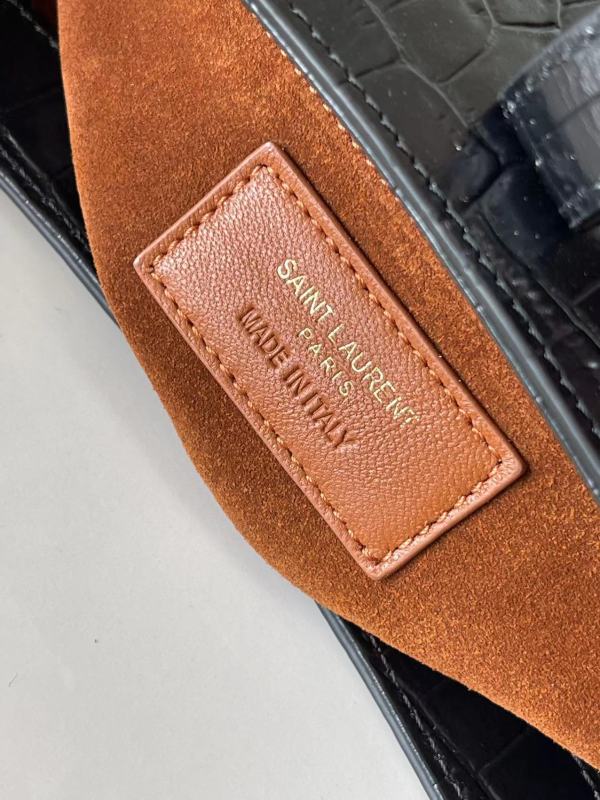 YSL LE 5 À 7 Crocodile Pattern Handbag