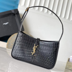 YSL LE 5 À 7 Crocodile Pattern Handbag