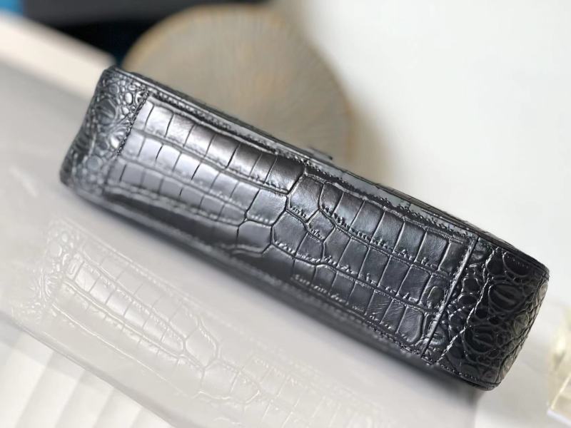 YSL LE 5 À 7 Crocodile Pattern Handbag