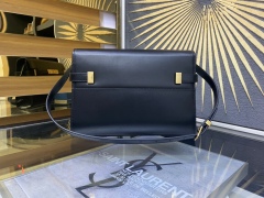 YSL MANHATTAN Crocodile Pattern Small Shoulder Bag