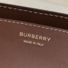 BURBERRY Horseferry printed canvas Note Bag
