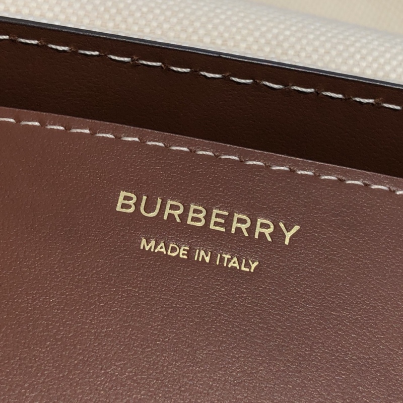 BURBERRY Horseferry printed canvas Note Bag