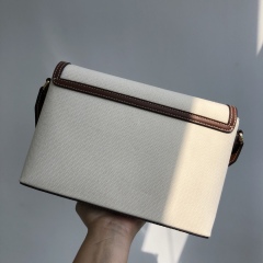 BURBERRY Horseferry printed canvas Note Bag