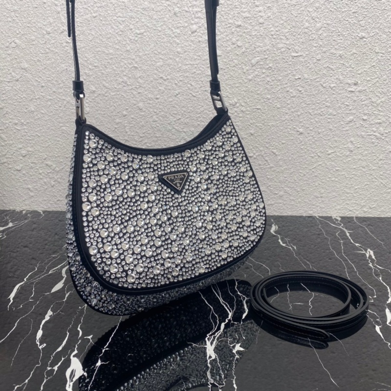 Prada Cleo crystal inspired shoulder bag