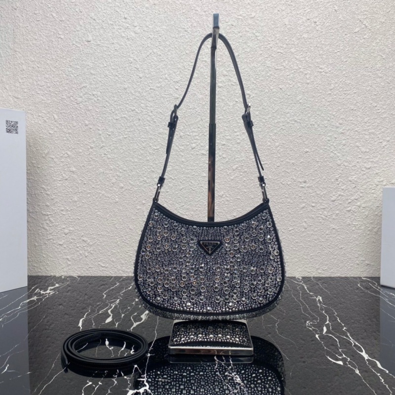 Prada Cleo crystal inspired shoulder bag
