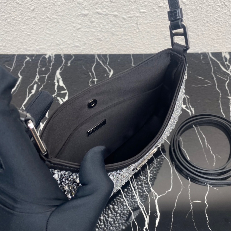 Prada Cleo crystal inspired shoulder bag