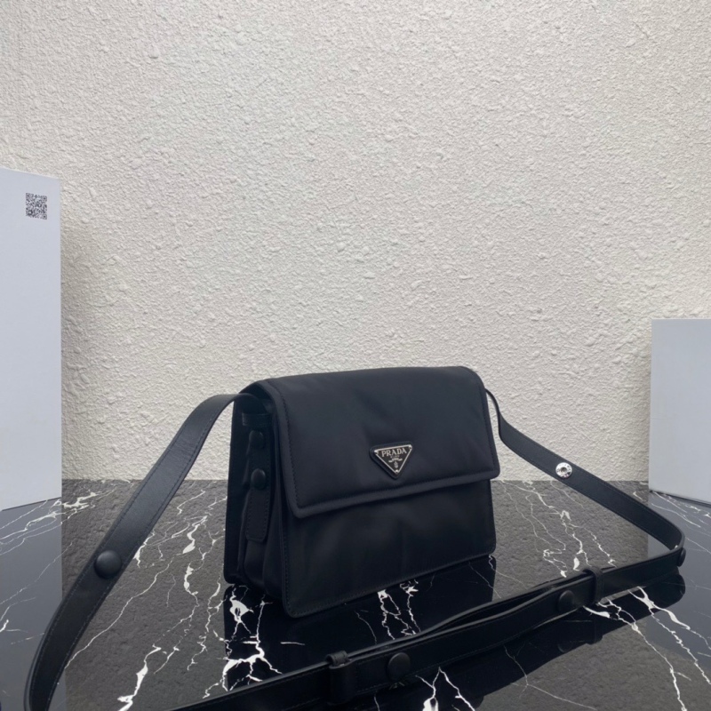 Prada Cini Small Re-Nylon Recycled Nylon Messenger Bag