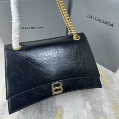 BALENCIAGA LE CRUSH medium chain strap bag