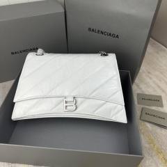 BALENCIAGA LE CRUSH medium chain strap bag