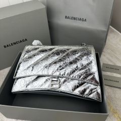 BALENCIAGA LE CRUSH medium chain strap bag