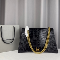 BALENCIAGA LE CRUSH large chain strap bag