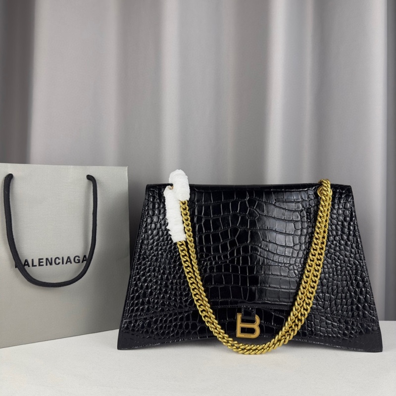 BALENCIAGA LE CRUSH large chain strap bag