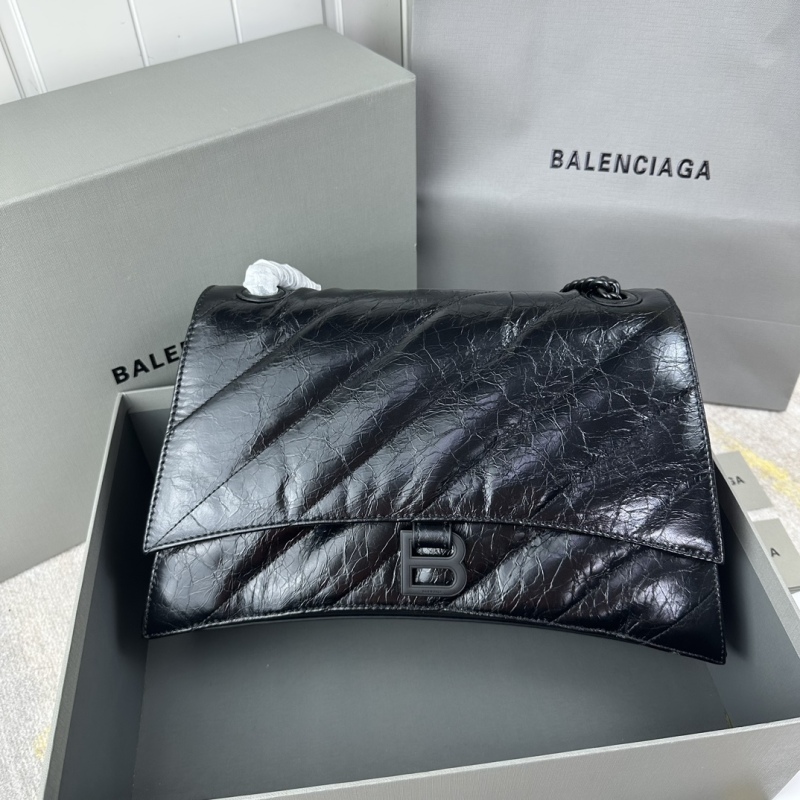 BALENCIAGA LE CRUSH medium chain strap bag