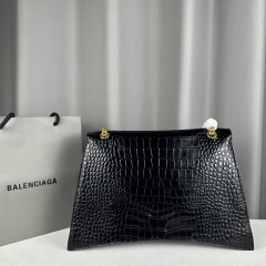 BALENCIAGA LE CRUSH large chain strap bag