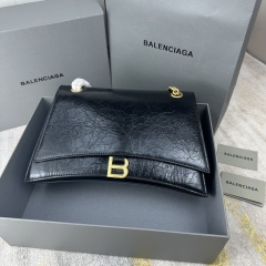 BALENCIAGA LE CRUSH medium chain strap bag