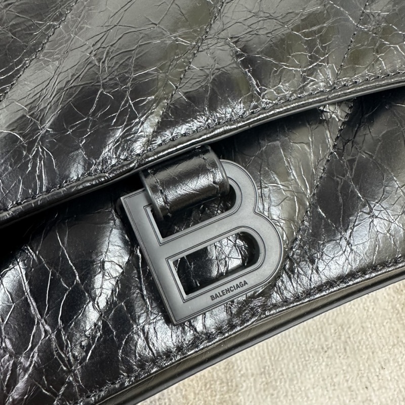 BALENCIAGA LE CRUSH medium chain strap bag