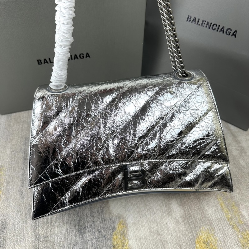 BALENCIAGA LE CRUSH medium chain strap bag
