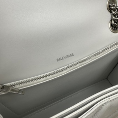 BALENCIAGA LE CRUSH medium chain strap bag