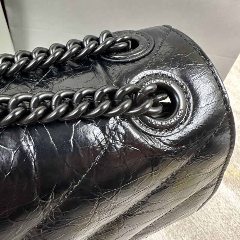 BALENCIAGA LE CRUSH medium chain strap bag