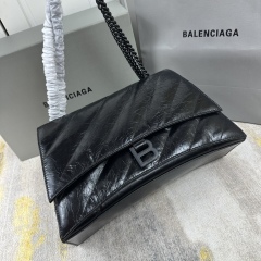 BALENCIAGA LE CRUSH medium chain strap bag