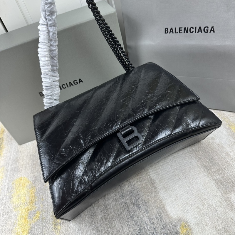 BALENCIAGA LE CRUSH medium chain strap bag