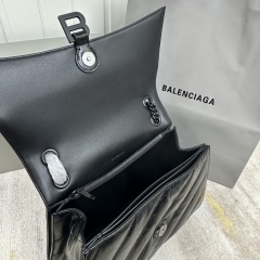 BALENCIAGA LE CRUSH medium chain strap bag