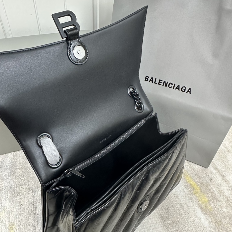BALENCIAGA LE CRUSH medium chain strap bag