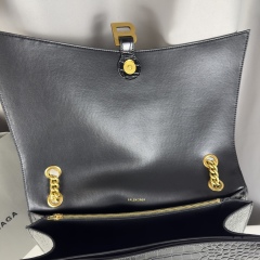 BALENCIAGA LE CRUSH large chain strap bag