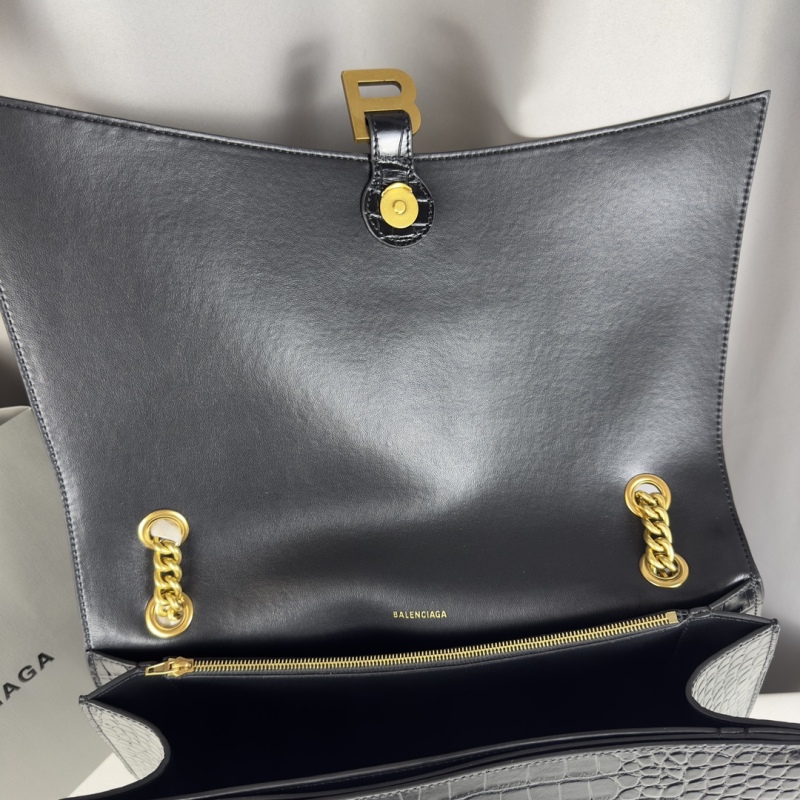 BALENCIAGA LE CRUSH large chain strap bag