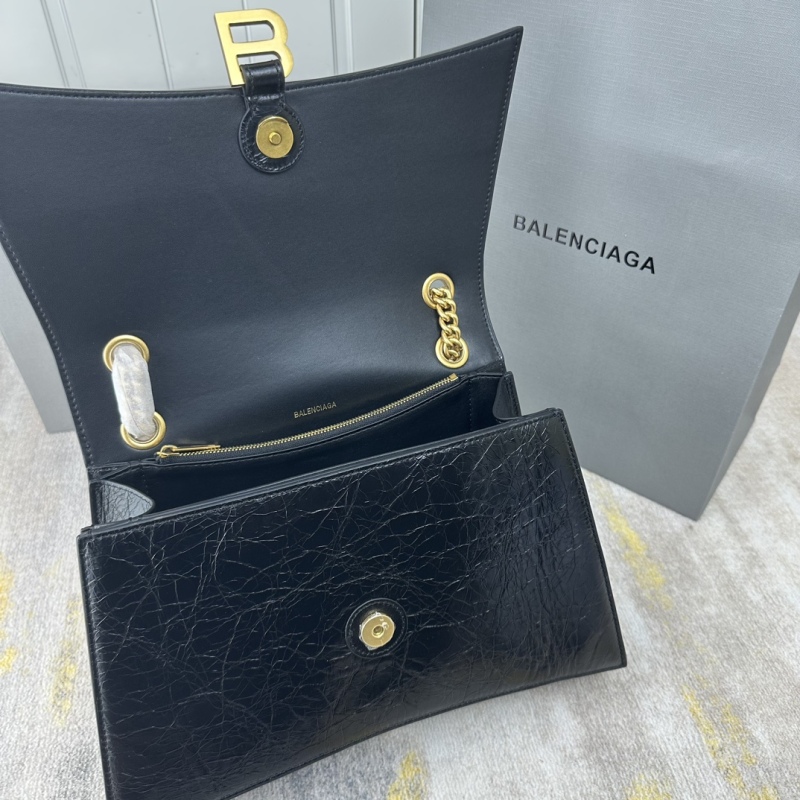 BALENCIAGA LE CRUSH medium chain strap bag