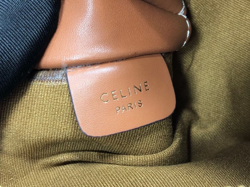 CELINE Logo printed chain handbag