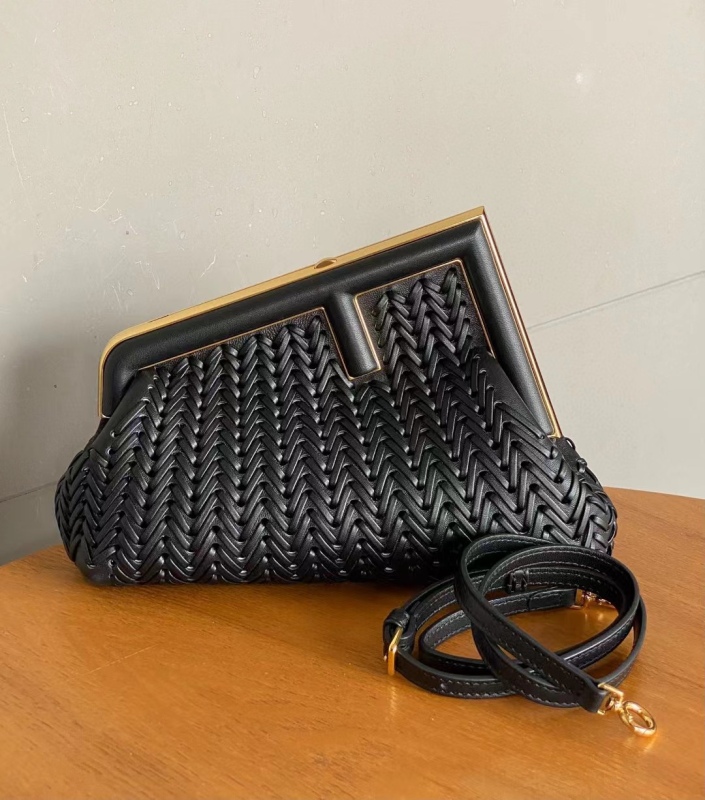 FENDI First small woven handbag