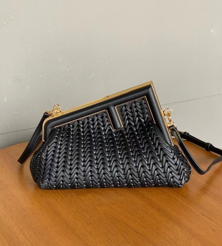 FENDI First small woven handbag