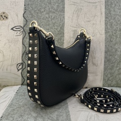 VALENTINO ROCKSTUD Small HOBO Handbag