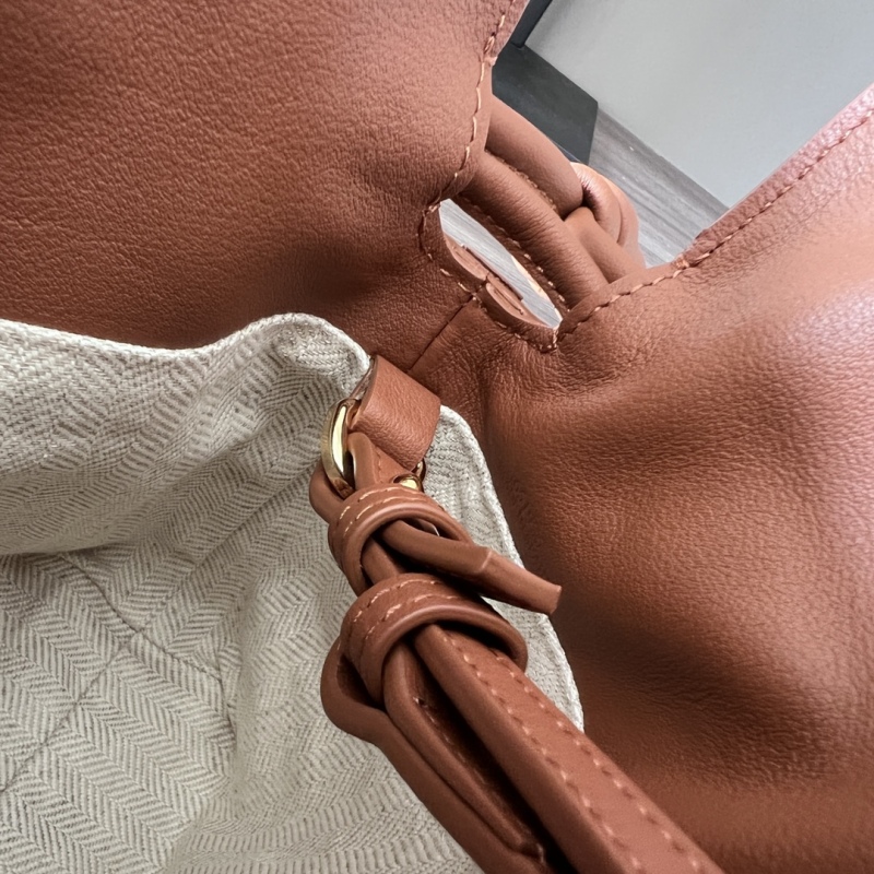 LOEWE Mini Anagram Jacquard Flamenco Handbag