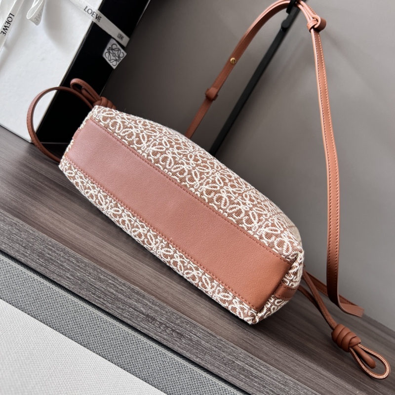 LOEWE Mini Anagram Jacquard Flamenco Handbag