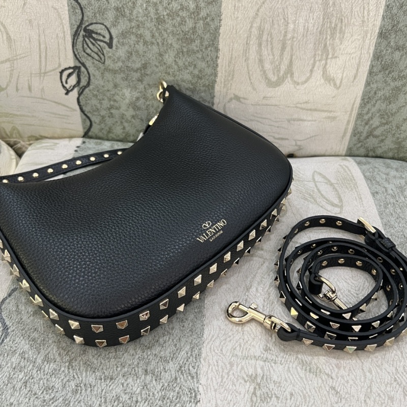 VALENTINO ROCKSTUD Small HOBO Handbag