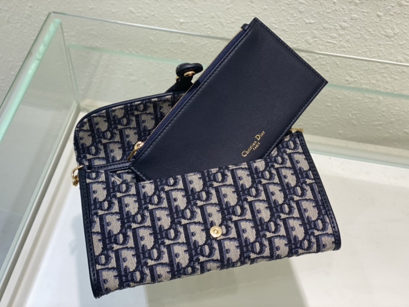 DIOR BOBBY EAST-WEST Chain-Handle Bag