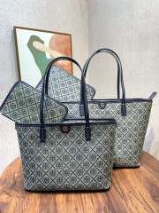 TORY BURCH T MONOGRAM Zipper Tote Bag