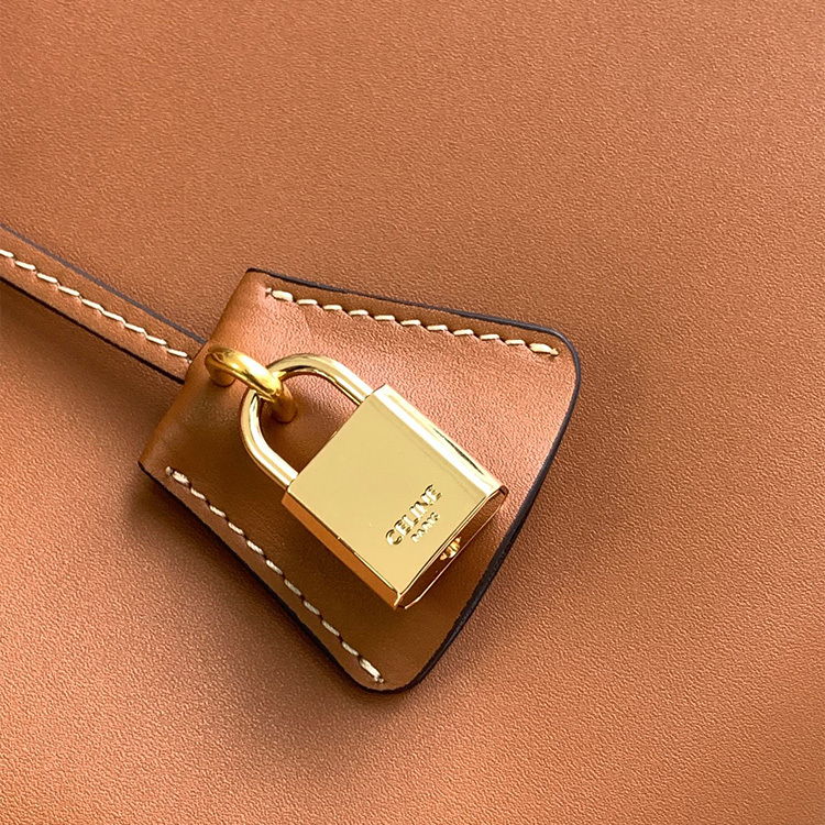CELINE CONTA Cow Leather Handbag