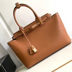 CELINE CONTA Cow Leather Handbag
