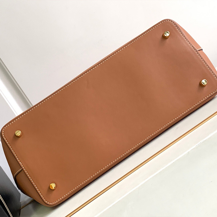 CELINE CONTA Cow Leather Handbag