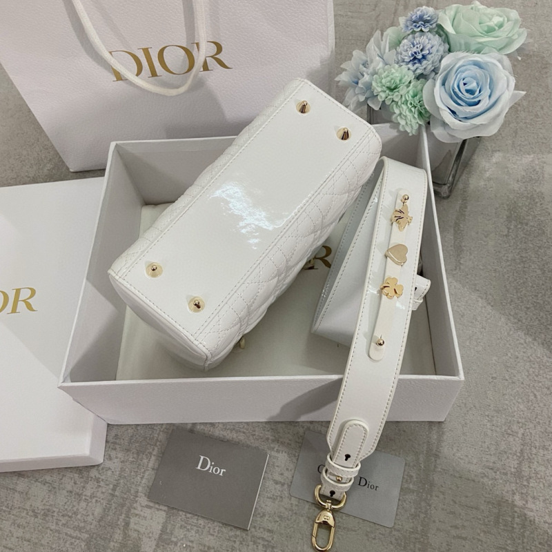 Small Size Lady Dior My ABCDior patent leather Handbag 20CM