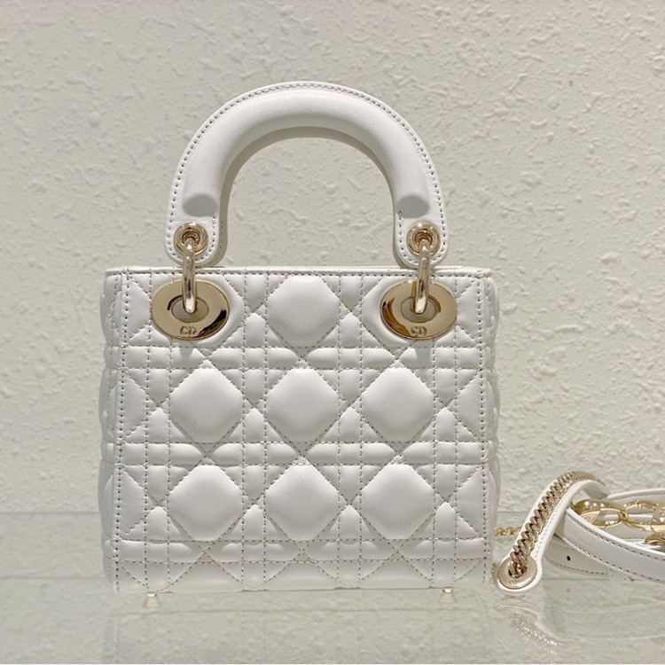 Mini  Lady Dior Sheep leather Handbag