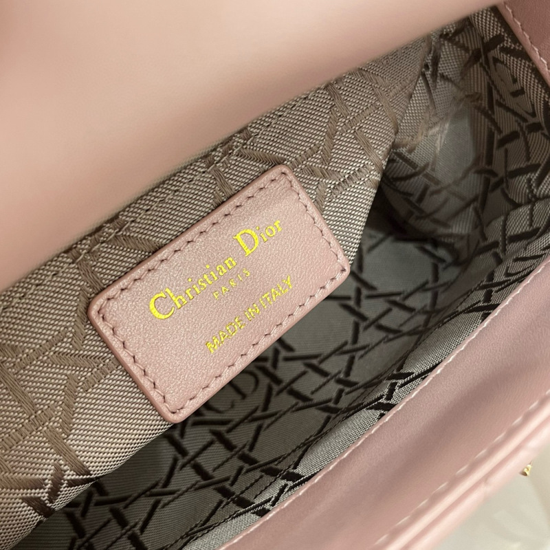 Mini  Lady Dior Sheep leather Handbag