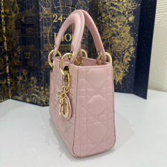 Mini  Lady Dior Sheep leather Handbag