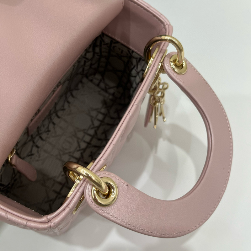 Mini  Lady Dior Sheep leather Handbag
